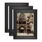 Expositions Open-Back Picture Frames For Paintings, Photos & Prints - With Black, Set of 3 24x30" - Gallery Wall Frame - Eco-Friendly Renewal Core - Made in USA